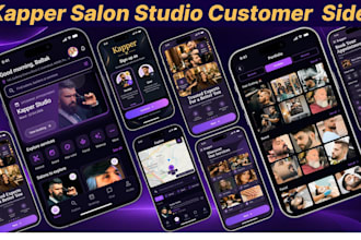 build a salon booking and barber appointment app in flutter