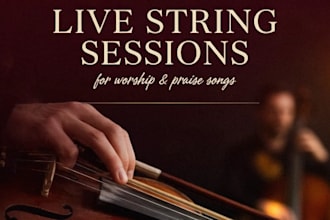 record live string instruments for your worship and praise songs