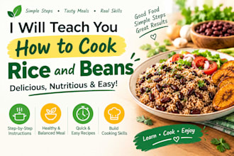 teach you how to cook healthy rice and beans
