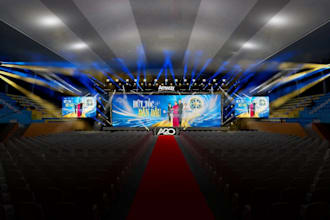 renovate corporate event stage,youth conference hall,auditorium visual,led stage