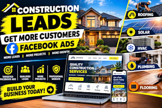 construction leads roofing solar hvac plumbing flooring home contractor website