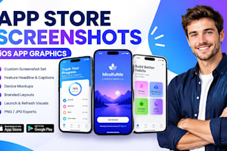 design app store screenshots for ios apps using your existing UI and aso assets