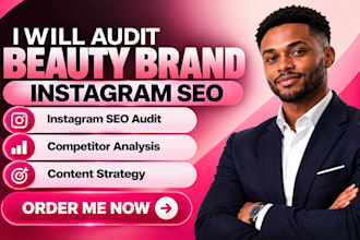 audit beauty brand instagram SEO beauty brand competitors content strategy