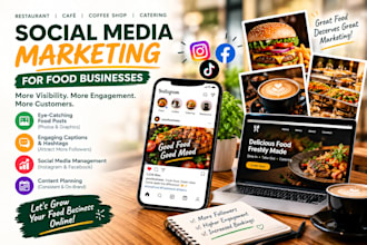 manage social media marketing for restaurants and catering