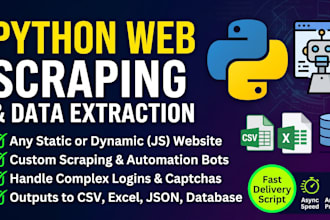 build a custom python web scraper for data extraction