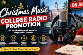 be your christmas music college radio music promoter
