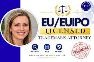 be your eu trademark attorney for euipo filing and registration