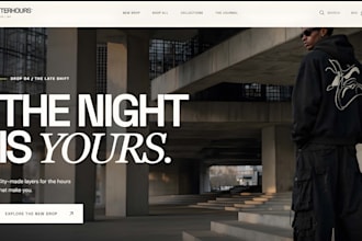 streetwear website y2k shopify website clothing brand website clothing website