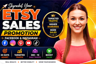 etsy promotion, etsy shop promotion, boost etsy sales