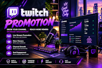 twitch marketing livestream promotion live viewers channel growth to engagement