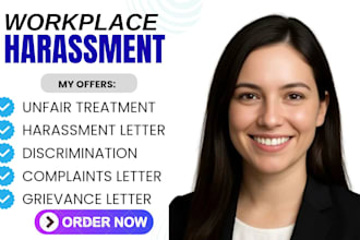 draft workplace harassment HR complaint letter grievance retaliation letter