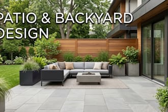 design your patio and backyard with realistic 3d rendering