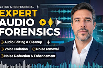 do forensic audio cleanup enhance detect background voice and noise reduction