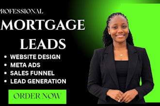 design mortgage leads website sales funnel gohigh level CRM automation meta ads