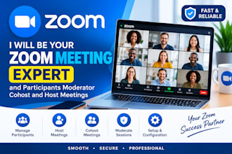 be your zoom meeting expert and participants moderator cohost and host meetings