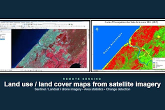 create a land use land cover map from satellite imagery