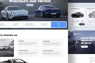 create a wordpress car rental website with online booking and vehicle listings