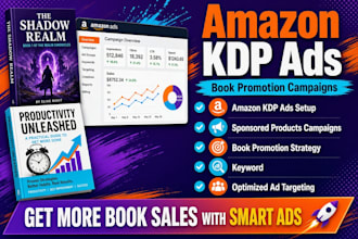 set up amazon KDP ads and book promotion campaigns