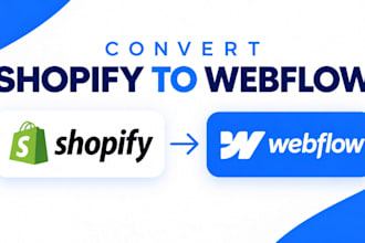 convert your shopify store to webflow, webflow to shopify, 3d webflow website