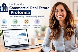 build a commercial real estate proforma and multifamily underwriting model