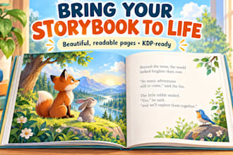 layout your childrens book for amazon KDP
