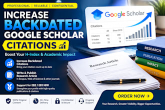 increase backdated google scholar citations and research for eb1, eb2 niw