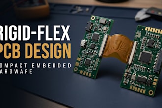 design a rigid flex robotics miniature electro pcb for compact embedded devices