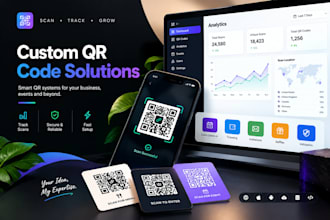 build custom qr code web apps with tracking dashboards and analytics systems