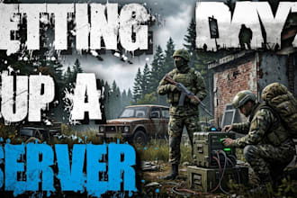 set up your dayz server with mods, traders and custom maps