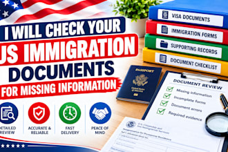 check your US immigration documents for missing information