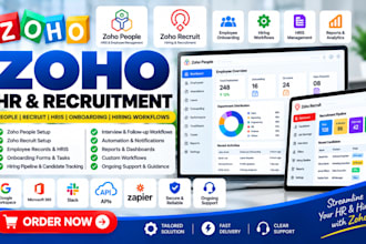 configure zoho people zoho recruit hris employee onboarding and hiring workflows