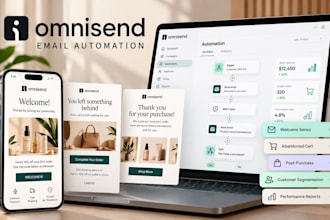 set up omnisend email marketing automation and flows
