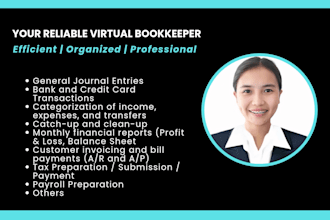 be your virtual bookkeeper and accounting support