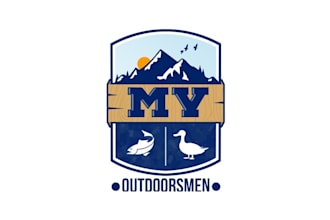 design high quality classic outdoors men logo