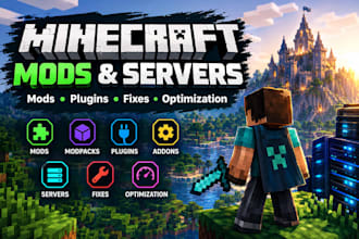 create minecraft neoforge,forge,fabric mod, minecraft plugin developer