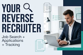 be your reverse recruiter to find jobs, submit applications and track them