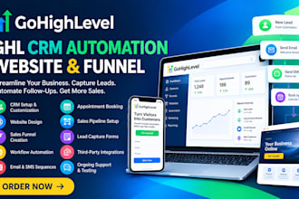 ghl crm automation, gohighlevel website, gohighlevel funnel