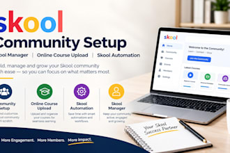 skool community setup skool credit repair skool course creation skool community
