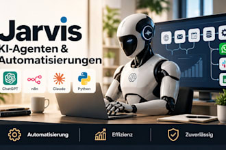 entwickle jarvis ki agenten, ki assistenten, n8n automatisierungen, hermes agent