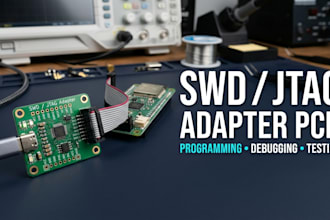 design an swd jtag programming and test adapter pcb for programming boards