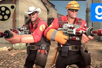 edit, port, create sfm models, gmod characters, l4d2, tf2 mmd fnaf vrchat models
