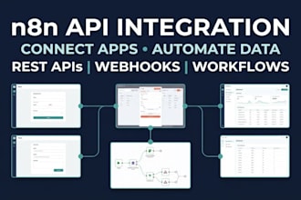 integrate apis and connect apps using n8n automation