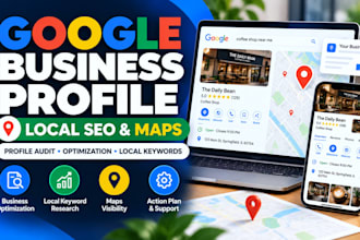 optimize google my business,maps,website seo keywords ranking for local business