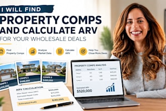 find property comps and calculate arv for your wholesale deals