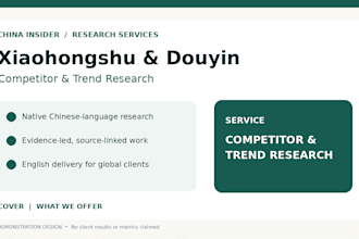 analyze xiaohongshu and douyin competitors and trends