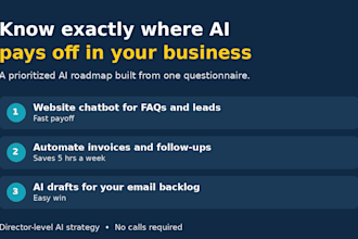 create a practical ai implementation roadmap for your business
