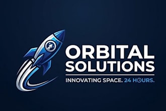 design a professional rocket logo 24 hours