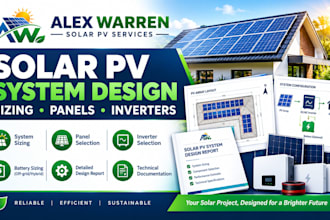 design your solar pv system with panel sizing and inverter selection