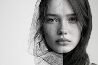 draw a realistic pencil sketch, face sketch, portrait sketch