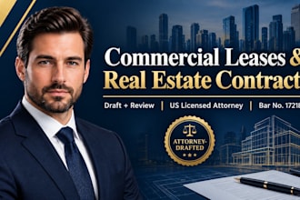 draft and review commercial real estate leases and property deeds